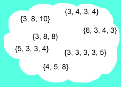 7 vertex forms are given: {3,4,3,4}, {3,8,10}, {6,3,4,3}, {3,8,8}, {5,3,3,4}, {3,3,3,3,5}, {4,5,8}.