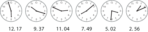 The time is ...