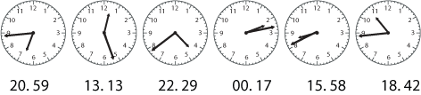 The time is ...