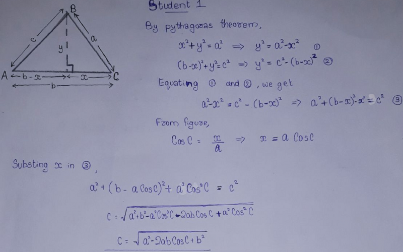 Calculating with cosines