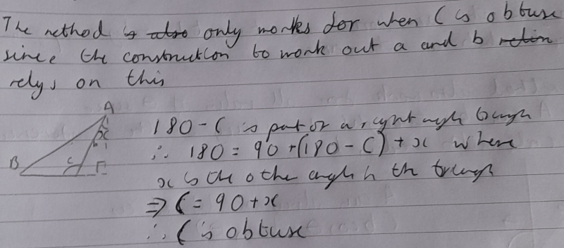 Calculating with cosines