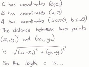 Calculating with cosines