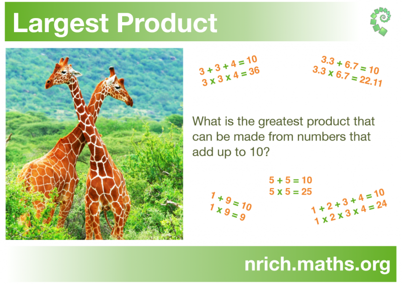 Largest Product Poster