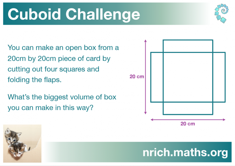 Cuboid Challenge Poster
