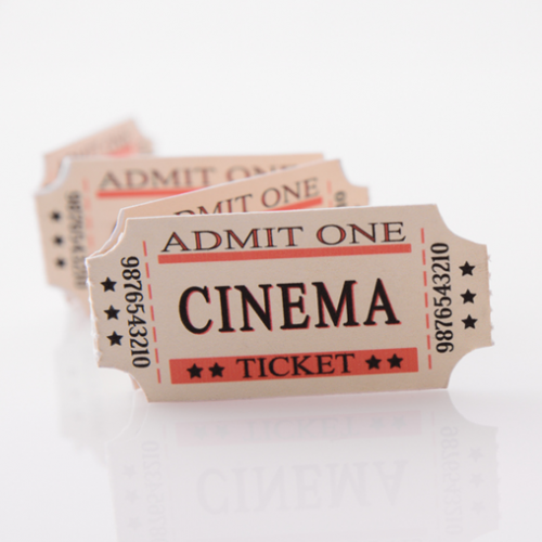 Some old-fashioned cinema tickets.