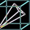 Four Points on a Cube
