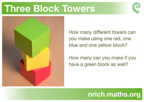Three Block Towers Poster