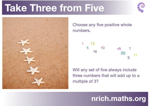 Take Three From Five Poster