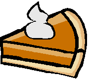 A slice of pie with cream on top.