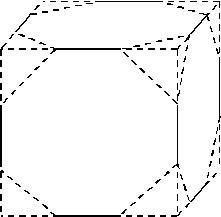 Three cubes