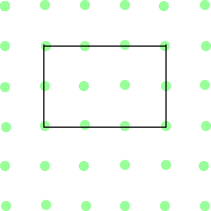 Shape with vertices at (1,2), (4,2), (4,4), (1,4).