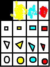 What Shape and Colour?
