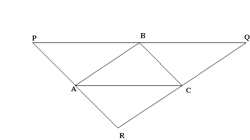 Triangle midpoints Triangle midpoints