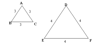 Equilateral Areas