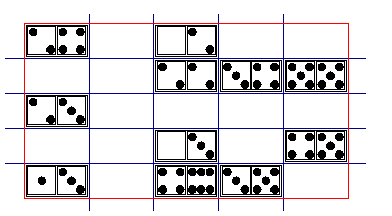 Domino Magic Rectangle