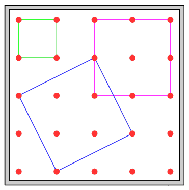 Pinned Squares