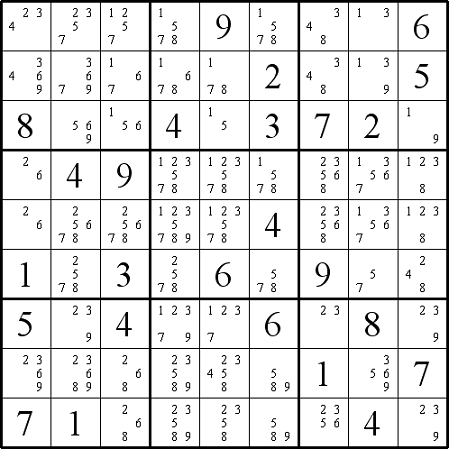 The Naked Pair in Sudoku
