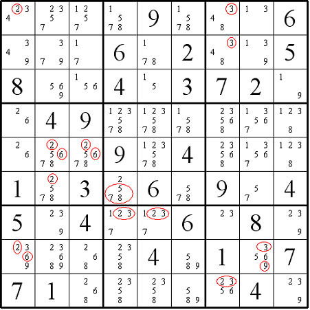 The Naked Pair in Sudoku
