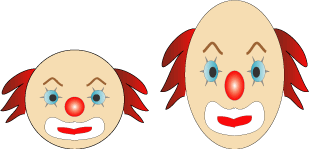 Scaling Clowns
