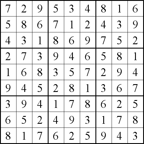 Integrated Product Sudoku