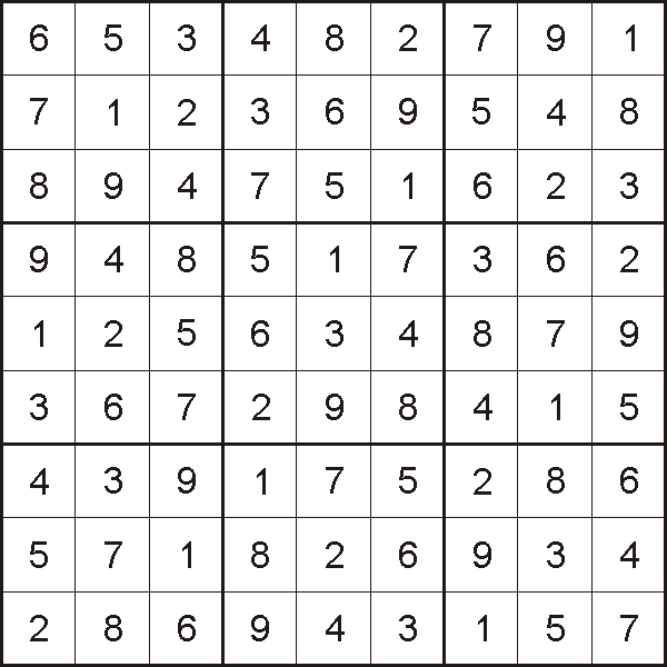 A First Product Sudoku