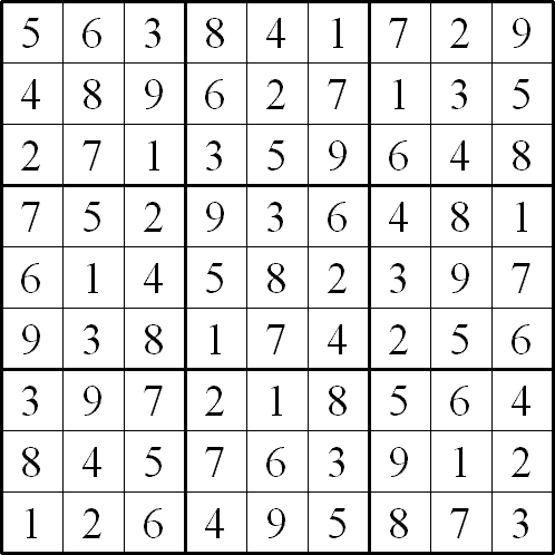 Quadruple Clue Sudoku